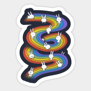 Rainbow Slide Sticker